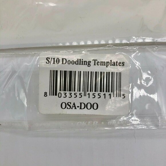 Set Of 10 Doodling Templates For Crafts & Scrapbooking - Picture 2 of 9